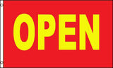 RED AND YELLOW OPEN 3 X 5 FLAG ( sold by the piece )