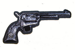 PISTOL EBRODIERED PATCH pointed right (Sold by the piece)