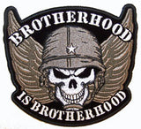 BROTHERHOOD SKULL PATCH (Sold by the piece)