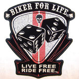 PINSTRIPE DICE PATCH (Sold by the piece)