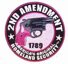 2nd AMENDMENT PISTOL PATCH  (Sold by the piece)