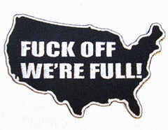 WE'RE FULL PATCH (Sold by the piece)