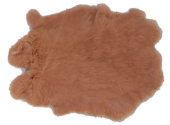LIGHT TAN DYED COLOR RABBIT SKIN PELT (Sold by the piece)