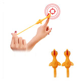 Sticky Stretchy Flying Rubber Chicken Finger Catapult Slingshot (sold by the piece or dozen)