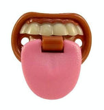 TONGUE AND TEETH BILLY BOB TODDLER PACIFIER ( sold by  the piece )
