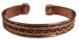 PURE COPPER MAGNETIC CUFF BRACELET STYLE # H (sold by the piece or dozen )