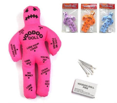 VOODOO DOLL WITH MAGIC PINS (Sold by the piece OR dozen )