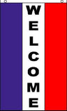 VERTICAL WELCOME 3 X 5 FLAG ( sold by the piece )